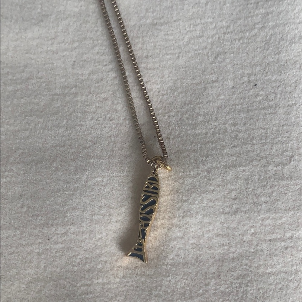 Vintage “it’s possible” necklace